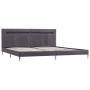 Estructura de cama con LED tela gris 180x200 cm de vidaXL, Camas y somieres - Ref: Foro24-280970, Precio: 211,28 €, Descuento: %