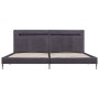 Estructura de cama con LED tela gris 180x200 cm de vidaXL, Camas y somieres - Ref: Foro24-280970, Precio: 211,28 €, Descuento: %