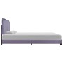 Estructura de cama de tela gris claro 160x200 cm de vidaXL, Camas y somieres - Ref: Foro24-280989, Precio: 184,17 €, Descuent...