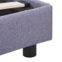 Estructura de cama de tela gris claro 160x200 cm de vidaXL, Camas y somieres - Ref: Foro24-280989, Precio: 184,17 €, Descuent...