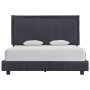 Estructura de cama de tela gris oscura 140x200 cm de vidaXL, Camas y somieres - Ref: Foro24-280983, Precio: 179,73 €, Descuen...