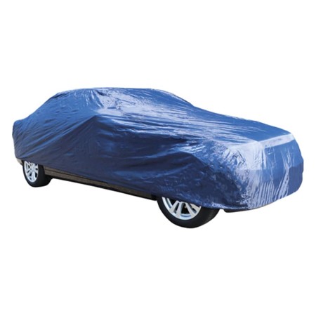 Carpoint Polyester-Autoabdeckung S blau 408 x 146 x 115 cm von Carpoint, Autoaufbewahrungsabdeckungen - Ref: Foro24-439343, P...