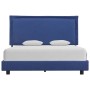 Estructura de cama de tela azul 140x200 cm de vidaXL, Camas y somieres - Ref: Foro24-280993, Precio: 216,99 €, Descuento: %