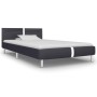 Estructura de cama con LED cuero sintético negro 90x200 cm de vidaXL, Camas y somieres - Ref: Foro24-280846, Precio: 157,84 €...