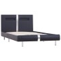 Estructura de cama con LED cuero sintético negro 90x200 cm de vidaXL, Camas y somieres - Ref: Foro24-280846, Precio: 157,84 €...