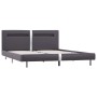 Cama con LED de cuero sintético gris 180x200 cm de vidaXL, Camas y somieres - Ref: Foro24-280860, Precio: 210,85 €, Descuento: %