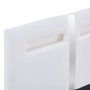 Bed frame with LED in white synthetic leather 90x200 cm by vidaXL, Beds and slatted bases - Ref: Foro24-280851, Price: 156,89...