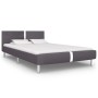 Gray synthetic leather bed frame 120x200 cm by vidaXL, Beds and slatted bases - Ref: Foro24-280837, Price: 156,99 €, Discount: %