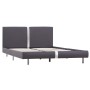 Estructura de cama de cuero sintético gris 120x200 cm de vidaXL, Camas y somieres - Ref: Foro24-280837, Precio: 156,99 €, Des...