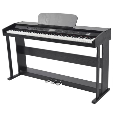 88-key digital piano with black pedals melamine board by vidaXL, Pianos - Ref: Foro24-70045, Price: 528,29 €, Discount: %