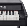 88-key digital piano with black pedals melamine board by vidaXL, Pianos - Ref: Foro24-70045, Price: 528,29 €, Discount: %