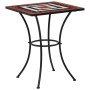 Terracotta and white ceramic mosaic bistro table 60 cm by vidaXL, Garden tables - Ref: Foro24-46708, Price: 101,85 €, Discoun...