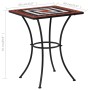 Terracotta and white ceramic mosaic bistro table 60 cm by vidaXL, Garden tables - Ref: Foro24-46708, Price: 101,85 €, Discoun...