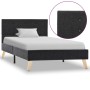 Dark gray fabric bed frame 90x200 cm by vidaXL, Beds and slatted bases - Ref: Foro24-284810, Price: 153,42 €, Discount: %