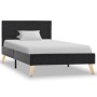 Dark gray fabric bed frame 90x200 cm by vidaXL, Beds and slatted bases - Ref: Foro24-284810, Price: 153,42 €, Discount: %