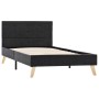 Dark gray fabric bed frame 90x200 cm by vidaXL, Beds and slatted bases - Ref: Foro24-284810, Price: 153,42 €, Discount: %