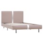 Estructura de cama de cuero sintético capuchino 90x200 cm de vidaXL, Camas y somieres - Ref: Foro24-280841, Precio: 136,92 €,...