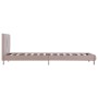 Estructura de cama de cuero sintético capuchino 90x200 cm de vidaXL, Camas y somieres - Ref: Foro24-280841, Precio: 136,92 €,...