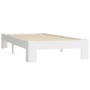 Solid white pine wood bed frame 90x200 cm by vidaXL, Beds and slatted bases - Ref: Foro24-283292, Price: 127,41 €, Discount: %