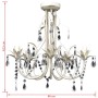 Elegant crystal chandelier pendant lamp 5 bulbs by vidaXL, chandeliers - Ref: Foro24-240687, Price: 100,25 €, Discount: %