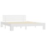 Estructura de cama de madera maciza de pino blanco 180x200 cm de vidaXL, Camas y somieres - Ref: Foro24-283159, Precio: 195,1...