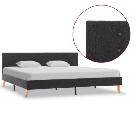 Dark gray fabric bed frame 180x200 cm by vidaXL, Beds and slatted bases - Ref: Foro24-284815, Price: 216,99 €, Discount: %