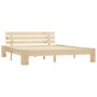 Solid pine wood bed frame 180x200 cm by vidaXL, Beds and slatted bases - Ref: Foro24-283165, Price: 180,99 €, Discount: %