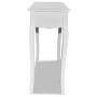 Weißer Vanity-Konsolentisch von vidaXL, Seitentische - Ref: Foro24-241144, Preis: 141,85 €, Rabatt: %