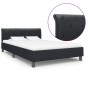 Estructura de cama de cuero sintético negro 140x200 cm de vidaXL, Camas y somieres - Ref: Foro24-284879, Precio: 206,76 €, De...