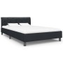 Estructura de cama de cuero sintético negro 140x200 cm de vidaXL, Camas y somieres - Ref: Foro24-284879, Precio: 206,76 €, De...