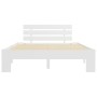 Solid white pine wood bed frame 120x200 cm by vidaXL, Beds and slatted bases - Ref: Foro24-283156, Price: 189,74 €, Discount: %