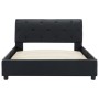 Estructura de cama de cuero sintético negro 100x200 cm de vidaXL, Camas y somieres - Ref: Foro24-284877, Precio: 172,09 €, De...