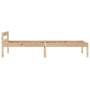 Solid pine wood bed frame 100x200 cm by vidaXL, Beds and slatted bases - Ref: Foro24-283191, Price: 90,91 €, Discount: %