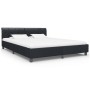 Black synthetic leather bed frame 180x200 cm by vidaXL, Beds and slatted bases - Ref: Foro24-284881, Price: 261,20 €, Discoun...