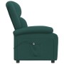 Sillón reclinable eléctrico tela verde oscuro de vidaXL, Sillones - Ref: Foro24-3098358, Precio: 269,01 €, Descuento: %