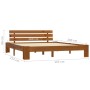 Estructura de cama madera maciza pino marrón miel 160x200 cm de vidaXL, Camas y somieres - Ref: Foro24-283182, Precio: 188,01...