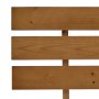 Solid pine wood bed frame honey brown 120x200 cm by vidaXL, Beds and slatted bases - Ref: Foro24-283180, Price: 128,44 €, Dis...