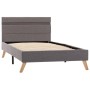 Estructura de cama con LED tela gris claro 100x200 cm de vidaXL, Camas y somieres - Ref: Foro24-284847, Precio: 157,86 €, Des...