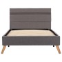 Estructura de cama con LED tela gris claro 100x200 cm de vidaXL, Camas y somieres - Ref: Foro24-284847, Precio: 157,86 €, Des...