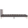 Estructura de cama con LED tela gris claro 100x200 cm de vidaXL, Camas y somieres - Ref: Foro24-284847, Precio: 157,86 €, Des...