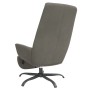 Sillón de relax con reposapiés de terciopelo gris claro de vidaXL, Sillones - Ref: Foro24-3097908, Precio: 107,31 €, Descuent...