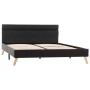 Bed frame with LED in dark gray fabric 120x200 cm by vidaXL, Beds and slatted bases - Ref: Foro24-284842, Price: 184,99 €, Di...