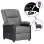 Faux Leather and Light Gray Fabric Recliner by vidaXL, Armchairs - Ref: Foro24-3098367, Price: 223,25 €, Discount: %