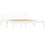 Solid white pine wood bed frame 120x200 cm by vidaXL, Beds and slatted bases - Ref: Foro24-283186, Price: 137,53 €, Discount: %