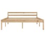 Estructura de cama de madera maciza de pino 120x200 cm de vidaXL, Camas y somieres - Ref: Foro24-283192, Precio: 147,35 €, De...