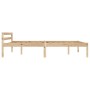 Estructura de cama de madera maciza de pino 120x200 cm de vidaXL, Camas y somieres - Ref: Foro24-283192, Precio: 147,35 €, De...