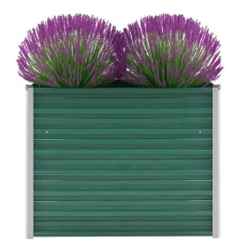 Galvanized green steel garden bed 100x40x77 cm by vidaXL, Pots and planters - Ref: Foro24-44853, Price: 44,04 €, Discount: %