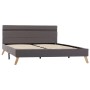 Estructura de cama con LED tela gris claro 140x200 cm de vidaXL, Camas y somieres - Ref: Foro24-284849, Precio: 197,58 €, Des...