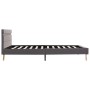 Estructura de cama con LED tela gris claro 140x200 cm de vidaXL, Camas y somieres - Ref: Foro24-284849, Precio: 197,58 €, Des...