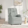 Sillón reclinable eléctrico de terciopelo gris claro de vidaXL, Sillones - Ref: Foro24-3098393, Precio: 218,47 €, Descuento: %